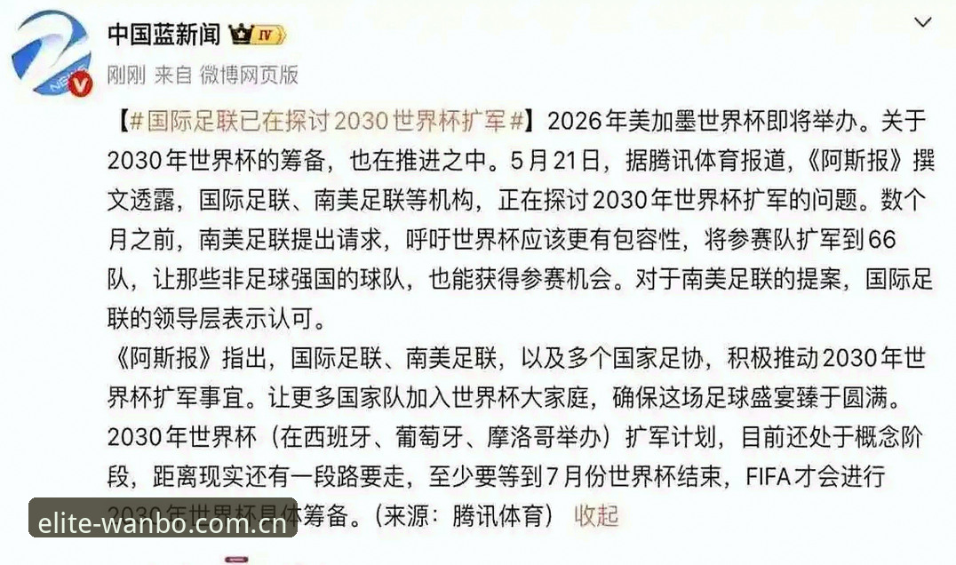 万博MAX怎么注册 2030世界杯扩军使用教程:从66队方案看中国男足机遇